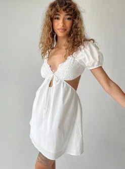 Princess Polly Elizer Mini Dress White