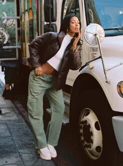 Princess Polly Pawley Cargo Pants Khaki