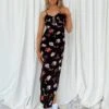 Princess Polly Brailey Maxi Dress Black Multi -Polly Store 0 modelinfo Millie us4 03c61290 47cc 4403 bd54 3972940e4102