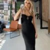 Princess Polly Passion Maxi Dress Black -Polly Store 0 modelinfo chloe us2 fb585c4b 1593 4c1a a364 614b5859f960