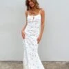 Corith Maxi Dress White / Multi -Polly Store 0 modelinfo elise us2 0b78fdf0 e835 4e17 8451 00625db582b0