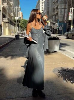 Princess Polly Callie Maxi Set Grey