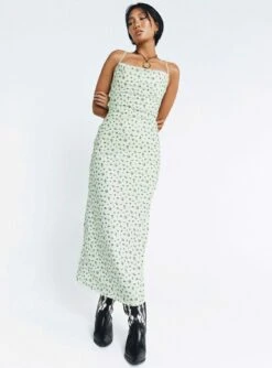 Malabar Maxi Dress Mint / Floral