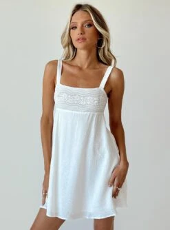 Princess Polly Laci Mini Dress Off White