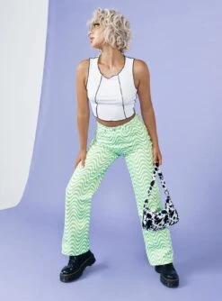 The Ragged Priest Prism Jeans Green -Polly Store 0 a92df4a6 9516 4012 8680 912280e47792