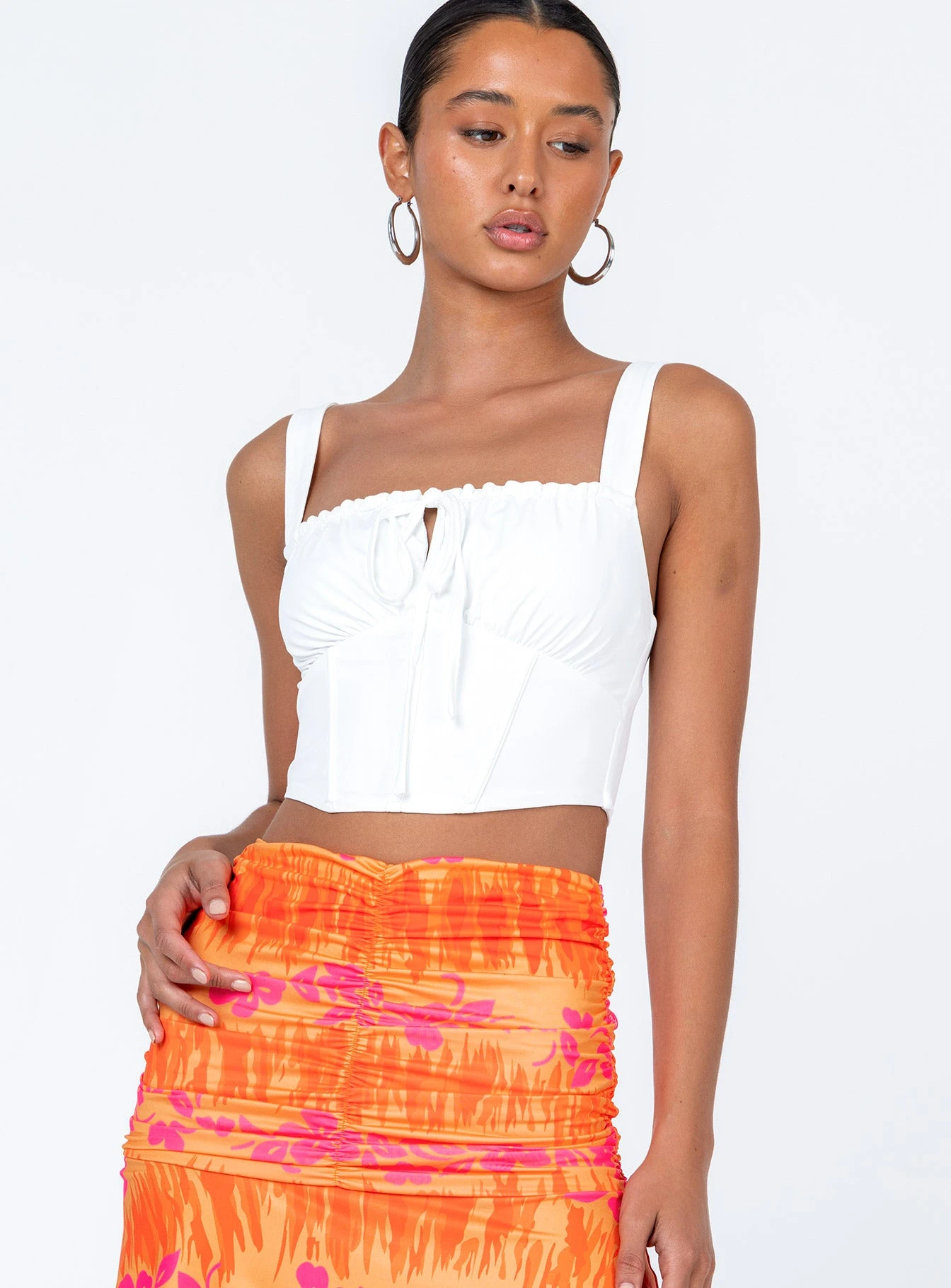 Princess Polly Alexandira Top White 3 Princess Polly Alexandira Top White