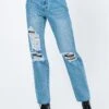 Princess Polly South Beach Denim Jeans -Polly Store 1 modelinfo Tori us2 f1979fbb 8ec2 4460 b966 dd5d358195e7