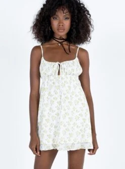 Princess Polly Empress Of Love Mini Dress Yellow Floral -Polly Store 1 modelinfo alexa us2 7c5b4fbe 7f4b 4f5a 8303 d66c692ef3b9