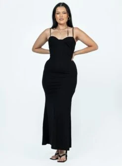 Princess Polly Belladonna Maxi Dress Black