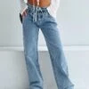 Princess Polly Pemberton Jeans Mid Wash Denim -Polly Store 1 modelinfo elise us2 67664012 c2bf 46e9 acb9 3d94c64b6370