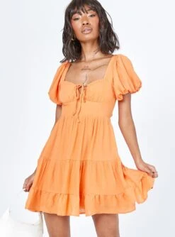 Princess Polly Tate Mini Dress Orange