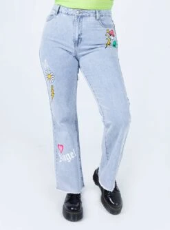 Princess Polly All The Emotions Denim Jeans