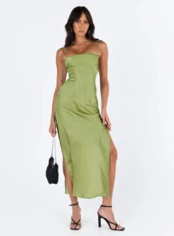 Princess Polly Leyana Maxi Dress Green -Polly Store 1 modelinfo josie us2 3de97ae5 c77e 49e8 9b49 eb3df9ef1240