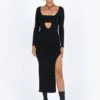 Marple Cut Out Maxi Dress Black -Polly Store 1 modelinfo millicent us2 023cdf4a aec2 47a0 b472 f19297419a5b