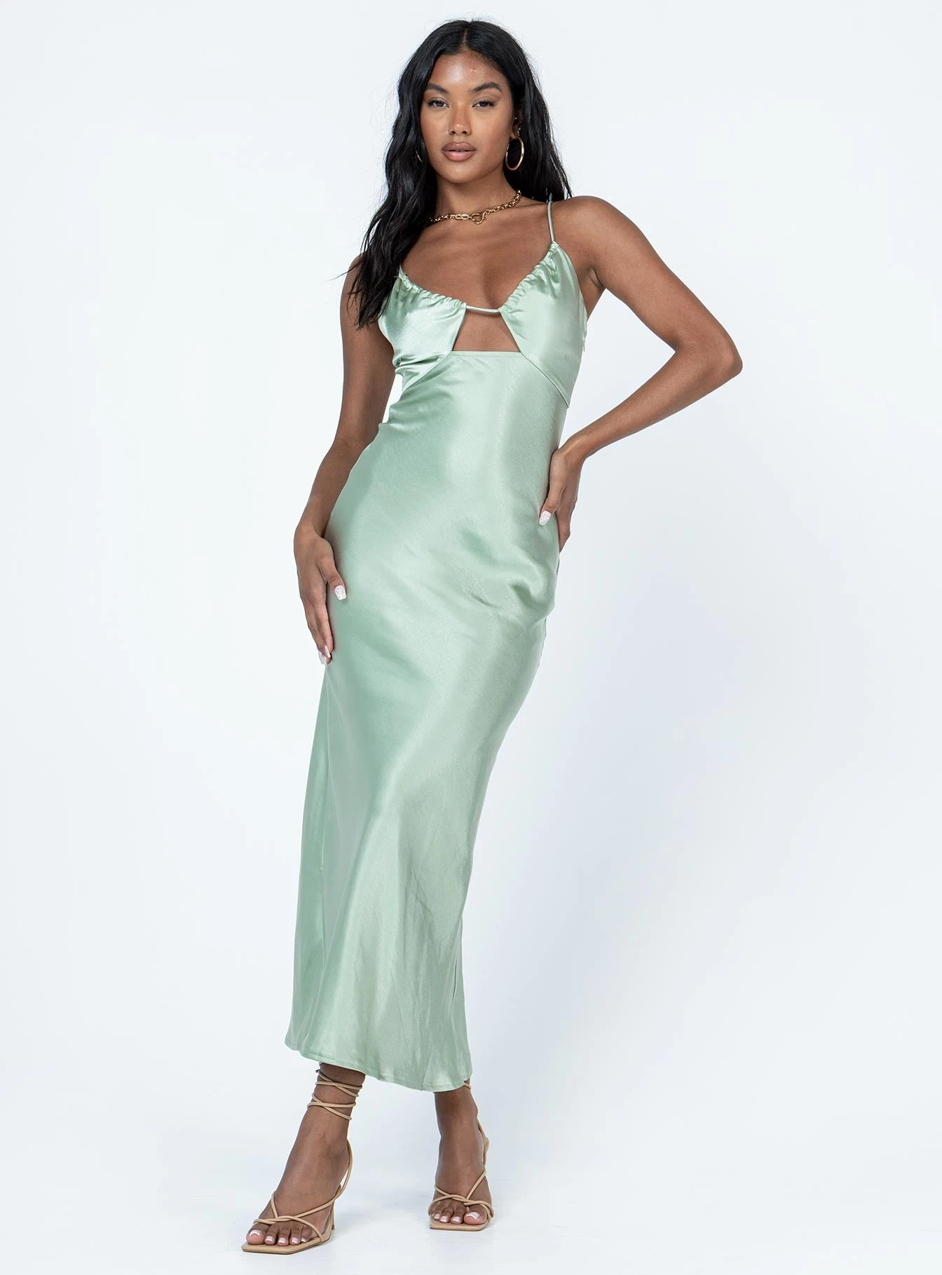 Danica Maxi Dress Green 4 Danica Maxi Dress Green - Image 2