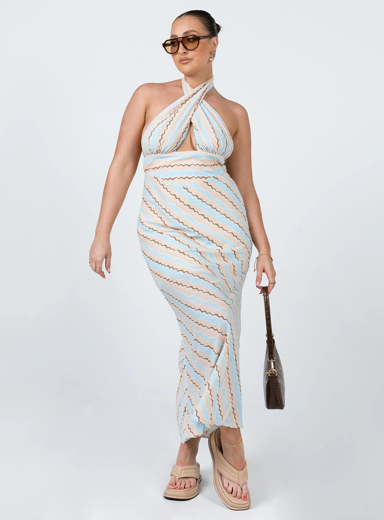 Princess Polly Alessia Maxi Dress Blue Multi 4 Princess Polly Alessia Maxi Dress Blue Multi - Image 2