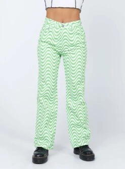 The Ragged Priest Prism Jeans Green -Polly Store 1 5e62a52d 4351 416f 8c0c e36acf615179