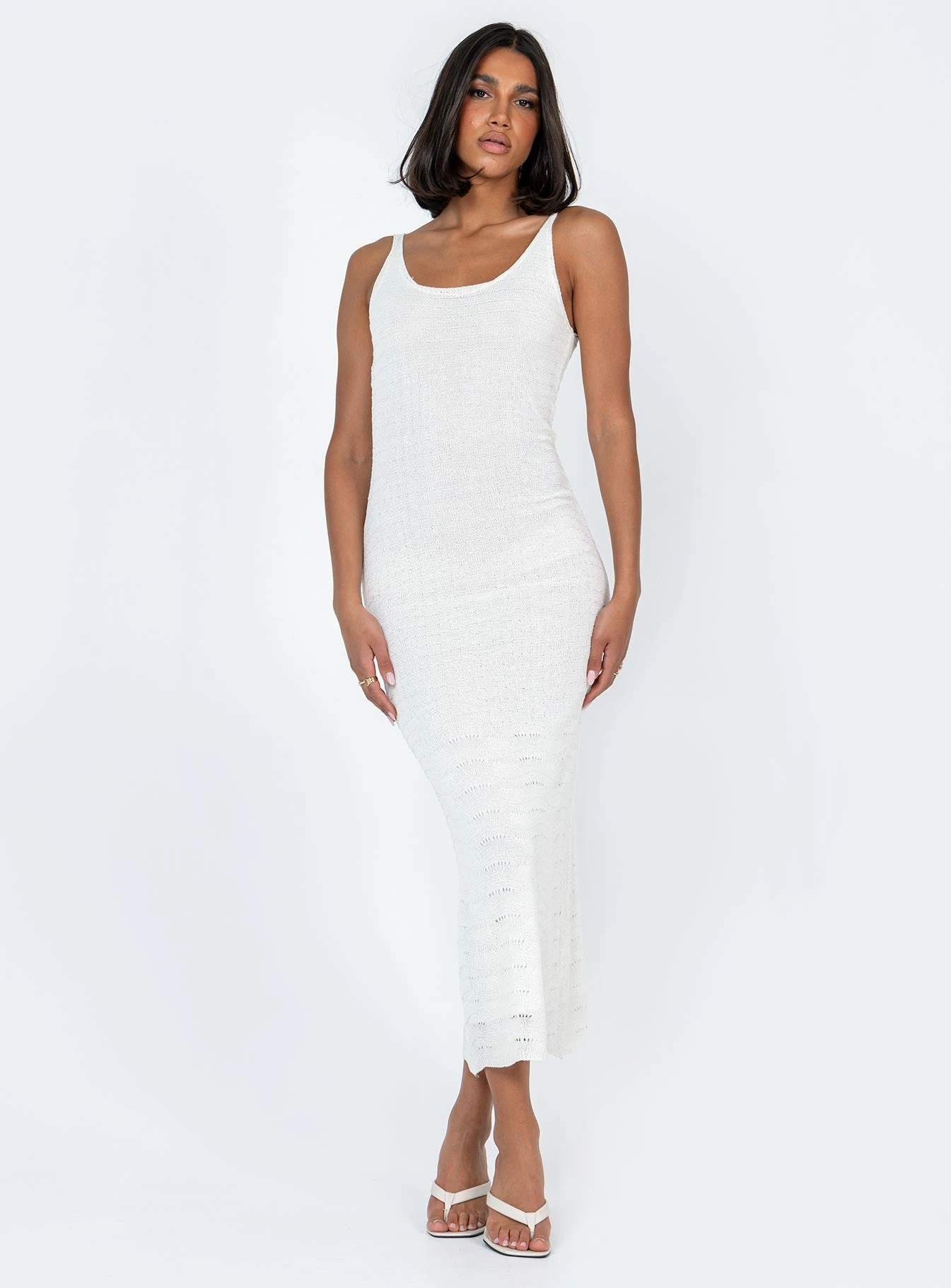 Princess Polly Edin Maxi Dress White 5 Princess Polly Edin Maxi Dress White - Image 3