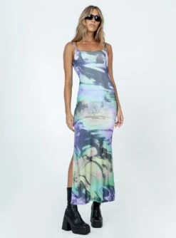 Karoline Maxi Dress Multi -Polly Store 2 modelinfo Olivia us2 f0438aaa 5efd 4917 a92d e5353802cdc6