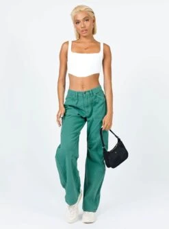 Miami Vice Pants Green -Polly Store 2 modelinfo casandra us2 7746ff61 fa22 4270 a144 b228b46486fd