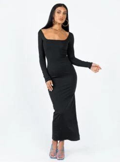 Princess Polly Lyla Maxi Dress Black -Polly Store 2 modelinfo christy us2 d3b6e2d8 95b4 4851 87df b7a3b030176f