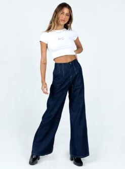 Princess Polly Misty Wide Leg Jeans Denim 10 Princess Polly Misty Wide Leg Jeans Denim -Polly Store 2 modelinfo kinsey us2 8975c414 e089 40f1 be70 53103c77c2b9