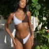 Rachel Bikini Top White / Brown -Polly Store 2 modelinfo tara us0 3ee46d17 4f47 4830 944b 15112025fc2f