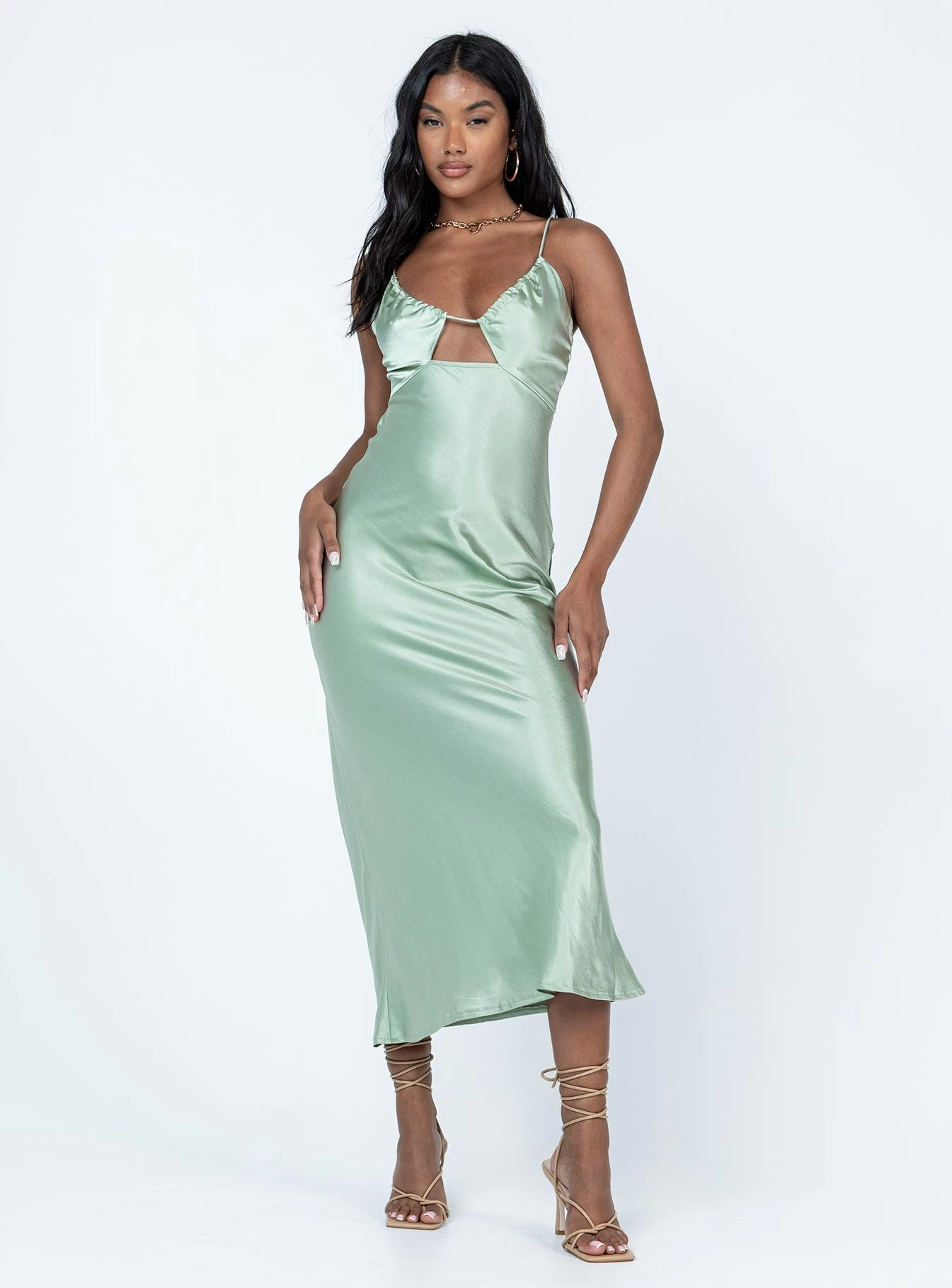 Danica Maxi Dress Green 5 Danica Maxi Dress Green - Image 3