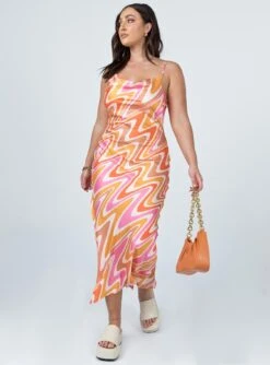 Princess Polly Zamora Maxi Dress Orange / Pink -Polly Store 2 0c148e7b f6ac 4be6 b146 c0f429c49590