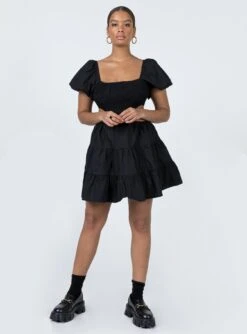 Princess Polly Amber Mini Dress Black -Polly Store 2 a735e13b 8eee 43fc b33a 9ebacec25c61