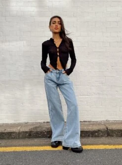 Princess Polly Zephyr Wide Leg Denim Jeans -Polly Store 2 d3ad46e7 5555 4c2b a55c 2ed0a28f070e