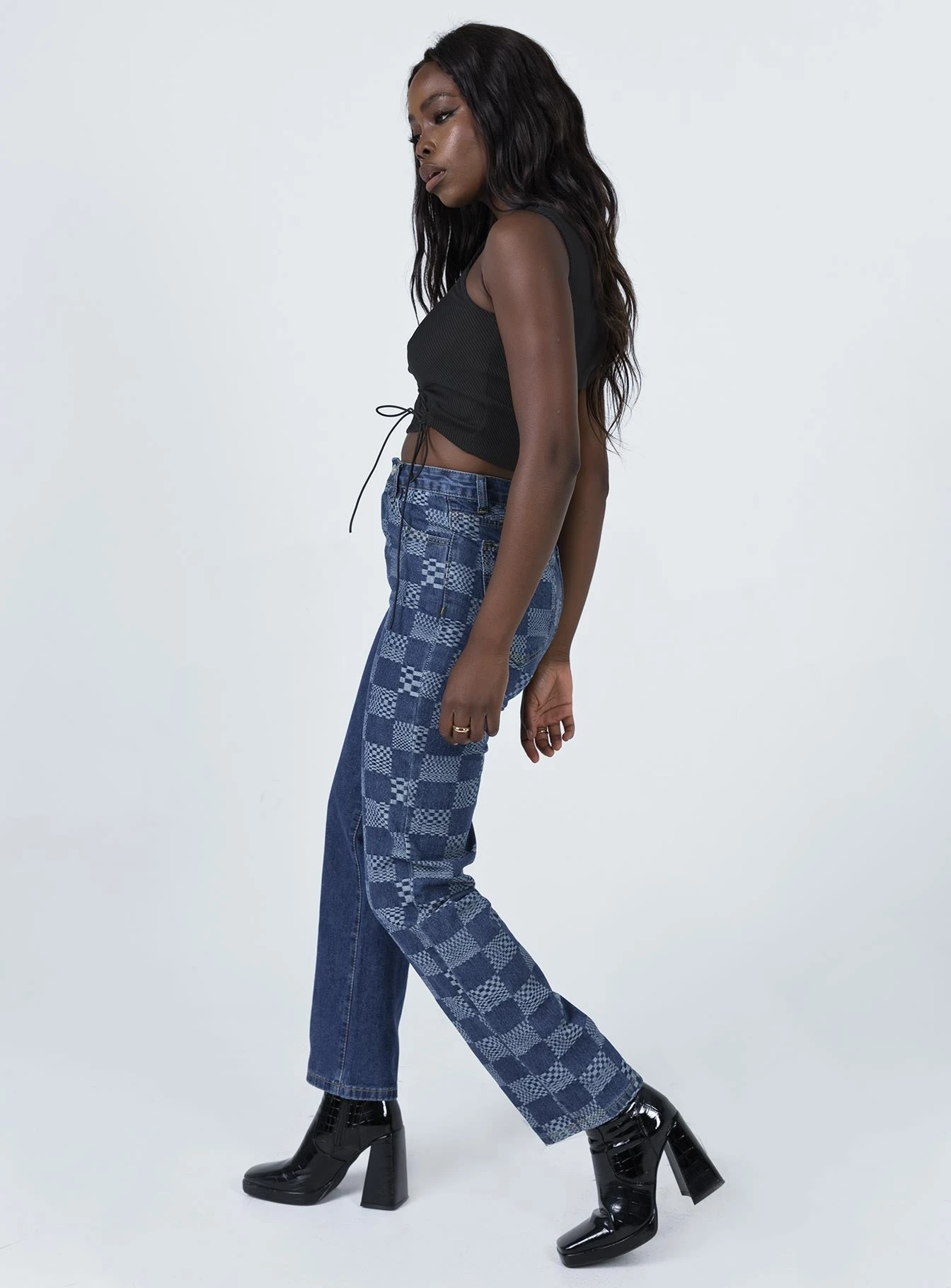 Princess Polly Cher Straight Leg Denim Jeans 6 Princess Polly Cher Straight Leg Denim Jeans - Image 4