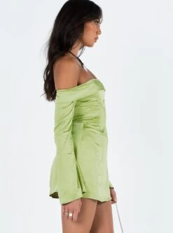 Princess Polly Mayla Corset Mini Dress Green -Polly Store 3 modelinfo josie us2 90d3104c c203 4f3d 80a0 5597b9cdda3a