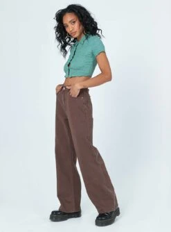 Princess Polly Denver Denim Jeans Brown -Polly Store 3 modelinfo lyric us2 27fec6fb f91e 4e6c a8dc 14eb679e6be8