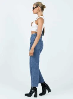 Princess Polly Denver Denim Jeans Dark Wash -Polly Store 3 modelinfo milli us2 8ab52f4d 7df8 47f3 9035 0a4045d5b697