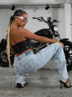 JGR & STN Coyote Wide Leg Jean Vintage Indigo 8 JGR & STN Coyote Wide Leg Jean Vintage Indigo -Polly Store 3 modelinfo model us4 ba0b4f5c 52f2 4907 8815 a4760049d6de