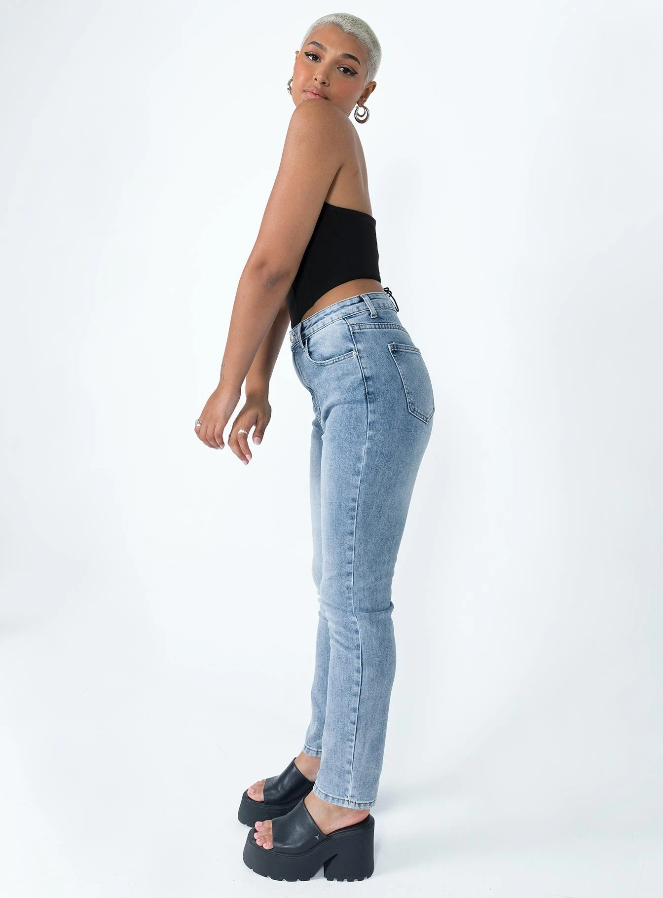 Princess Polly The Martin Jean Denim 5 Princess Polly The Martin Jean Denim - Image 3