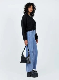 Princess Polly Boundless Denim Jeans Mid Wash 8 Princess Polly Boundless Denim Jeans Mid Wash -Polly Store 3 modelinfo tamika us2 81b978f0 30ee 4002 a683 f50a8b37eee0