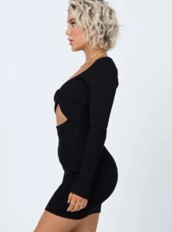 Princess Polly Recharge Long Sleeve Mini Dress Black -Polly Store 3 3477eeaa cede 490c bf8c d10a9ab4b6e1