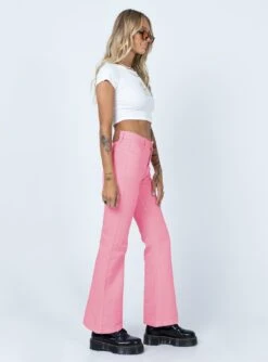 Princess Polly Cabarita Lounge Denim Jeans Pink -Polly Store 3 e0a89792 ecb0 4375 b898 d92ad638f239