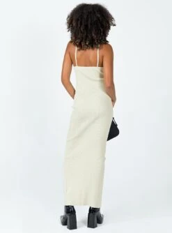 Casa Maxi Dress Cream -Polly Store 4 modelinfo Cindy us4 38249344 6db8 40b2 93c8 7d016d116590