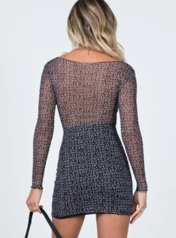 Princess Polly Text Me Mini Dress Black -Polly Store 4 modelinfo Emma US2 6b3ed194 2c09 4437 b676 fb2c6cd5511f