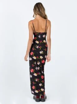 Princess Polly Brailey Maxi Dress Black Multi -Polly Store 4 modelinfo Kiana us2 94369931 8eee 4c57 9dd6 f8f45fc7e8a8