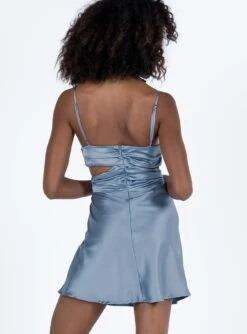 Princess Polly Mathers Mini Dress Blue -Polly Store 4 modelinfo alexa us2 608f5599 ecc0 4cc6 afe2 9caea4724333