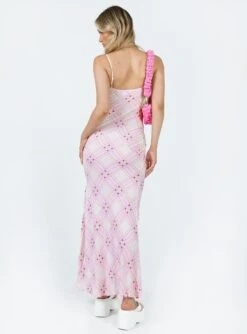 Amity Maxi Dress Pink Multi -Polly Store 4 modelinfo chloe us2 b6b1c6b8 5bfe 407e 9bdb 65b760b5b16d
