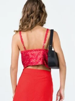 Princess Polly Devaney Top Red -Polly Store 4 modelinfo elise us2 b80d029c 56a0 4720 bf91 ed0dbd4591b2