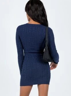Strait Sweater Dress Navy -Polly Store 4 modelinfo jenaya us2 4017fd5d 830b 4c96 a5f1 f7ae5755be58
