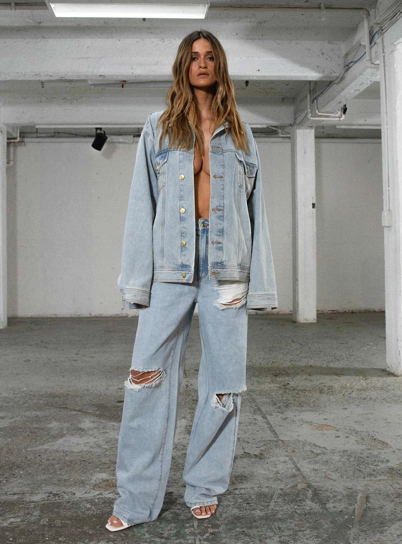 JGR & STN Coyote Wide Leg Jean Vintage Indigo 6 JGR & STN Coyote Wide Leg Jean Vintage Indigo - Image 4