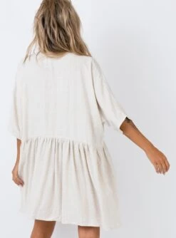 Princess Polly The Sandy Mini Dress Natural -Polly Store 4 117 5