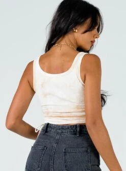 Princess Polly Madelyn Top Tie Dye Beige -Polly Store 4 89659673 2ced 4fdf 951a c0f5c50ef000